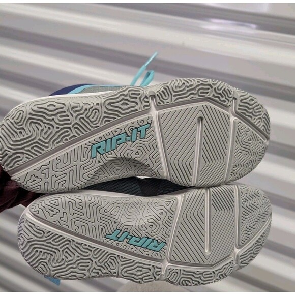 Rip It Size 7 White Navy Blue Future Volleyball Shoe Women's Sneakers NWOB - Picture 7 of 9